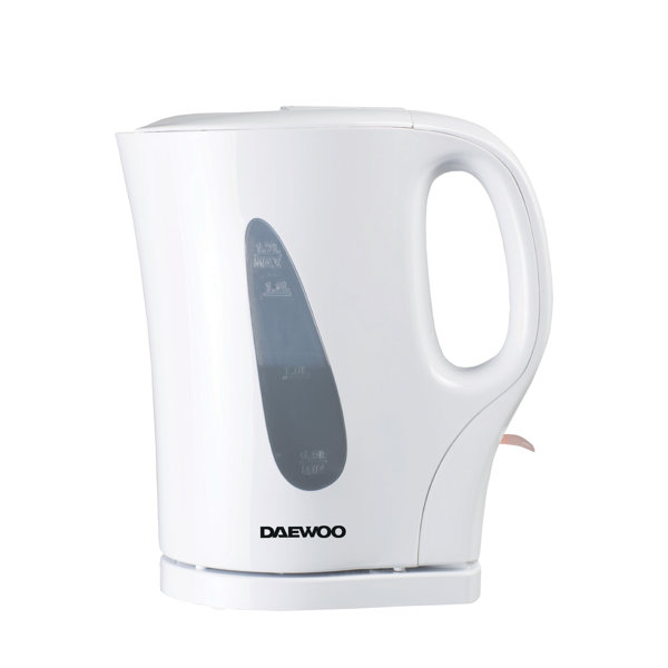 Daewoo Essentials Cordless Plastic Kettle 1.7 Litre 2200w Lightweight